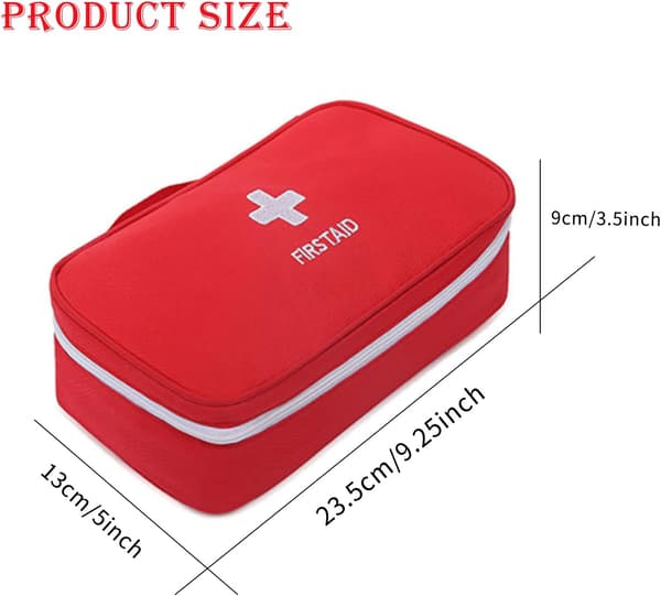 2-pack First Aid Travel Bag, Mini Travel First Aid Kit, Medical Emergency