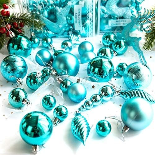 30 Plastic Christmas Tree Balls, Christmas Balls, Christmas Tree Decoration