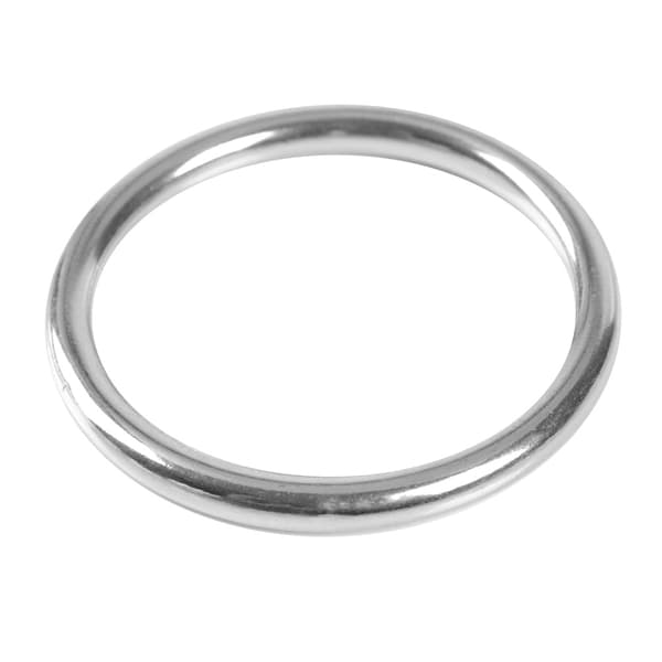 Marine Grade 304 Rustfrit Stål Svejset O-ring Poleret Cirkel 6x80mm