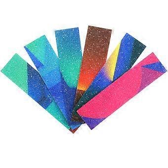6 Pieces Fidget Textured Strips Sensory Stickers Rough Tactile Stickers Stress Relief Self-Adhesive Strips