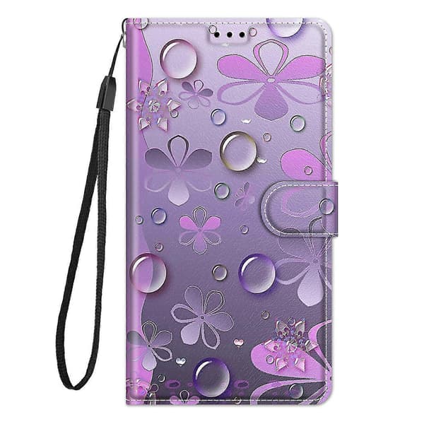Telefoncover til Samsung Galaxy A03s, flip magnetisk - lilla