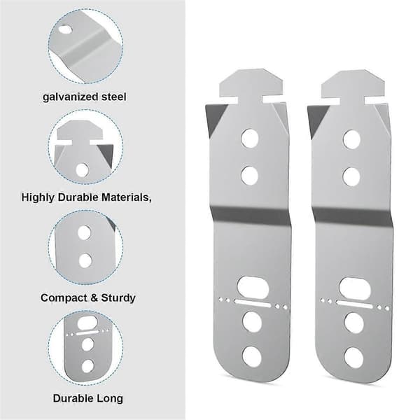 Dishwasher Mounting Bracket 619985 for Dishwasher Parts, 2-Pack