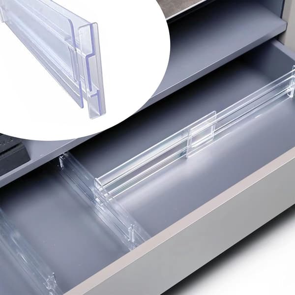 Drawer Dividers - 8 Pieces - Drawer Organizer - Cutlery Organizer - Storage System - Drawer Compartment