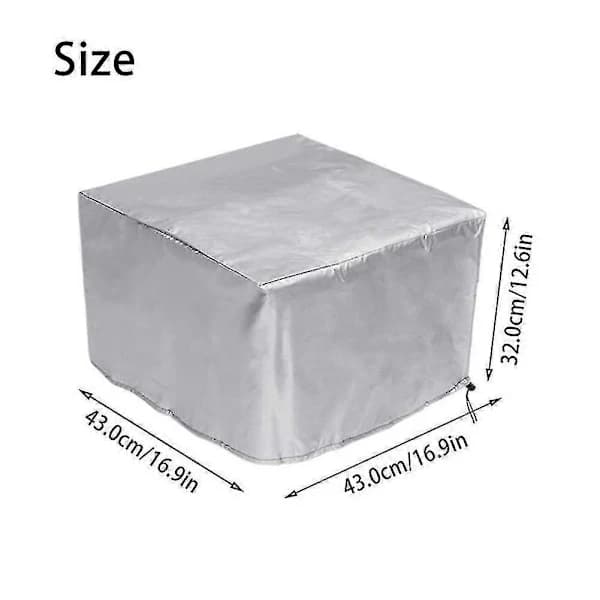 Dust Cover for Printer, Waterproof Covers, Waterproof and Anti-static Protection for Printer, Black 45*45*30cm Silver 50x40x30cm