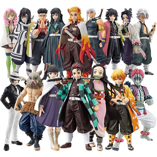 Halloween Demon Slayer Kimetsu no Yaiba Figur Inosuke Dukke PVC Modell E E