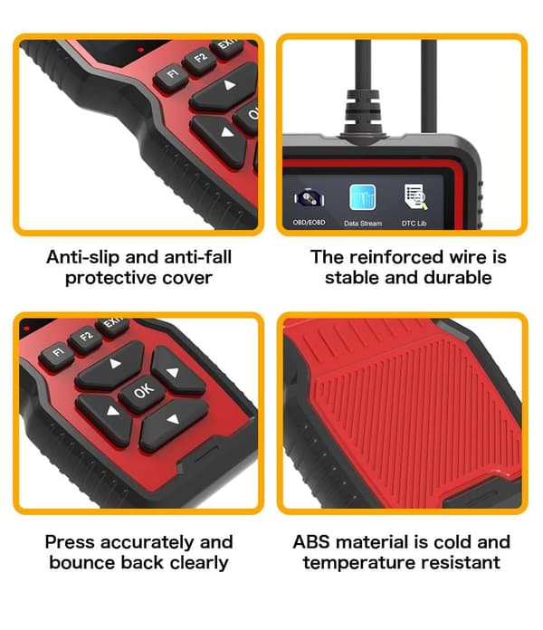 V519 Edistynyt OBD2-diagnostiikkaskanneri - Vikakoodinlukija - Tukee OBD2/OBDII-protokollia