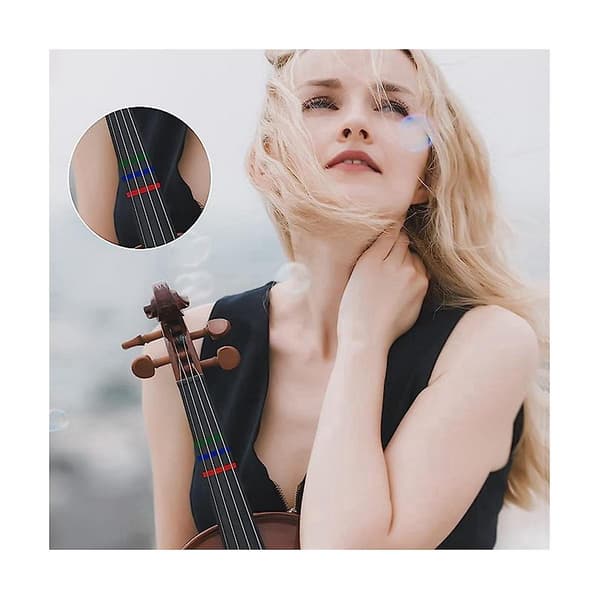 5 st Violin Tejp Greppbräda, Instrument Fingertejp För Nybörjare Greppbräda Orkesterinstrument (5 Färger)