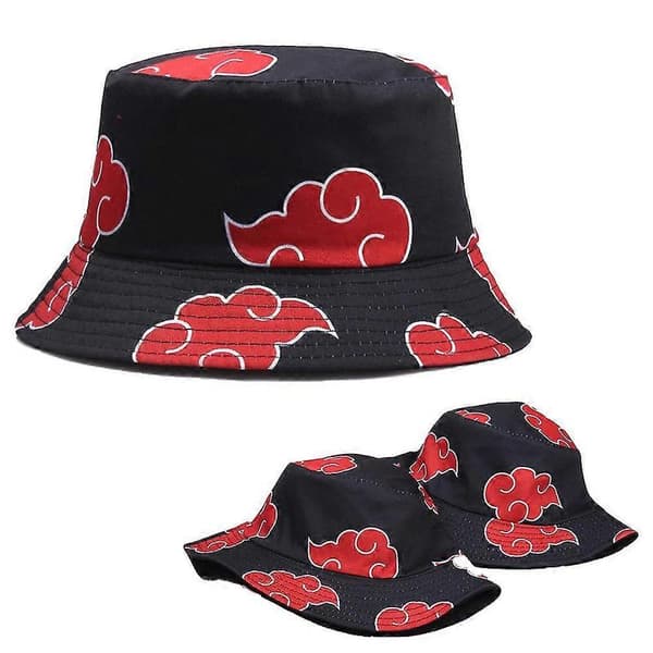 Unisex Anime Akatsuki Rød Sky Bøllehat Solhat