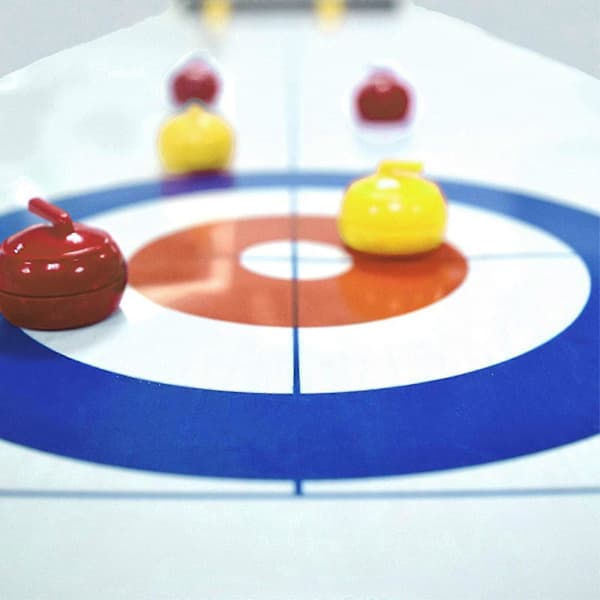 Tabletop Curling Game Portable Team Table Game Training Family Desktop Curling A Desktop curling A Desktop curling A