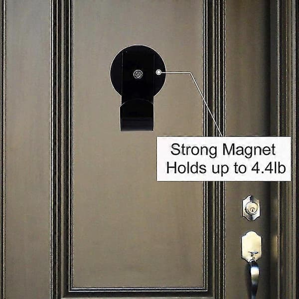 2-pack Magnetisk kranshängare för ytterdörr, kranshållare och kranskrok för metalldörr