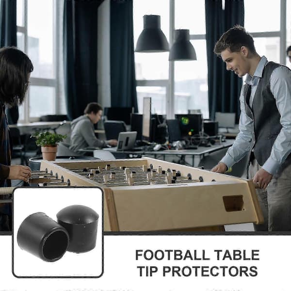 8 Pcs Foosball Table Safety End Caps, Tube Pole Protectors, Table Tip Protectors