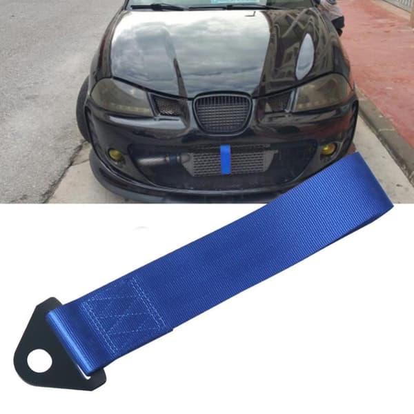 Højstyrke Bugseringsliner Bil Bugseringsline Bil Trækline Udstyr Front Bumper Dekoration