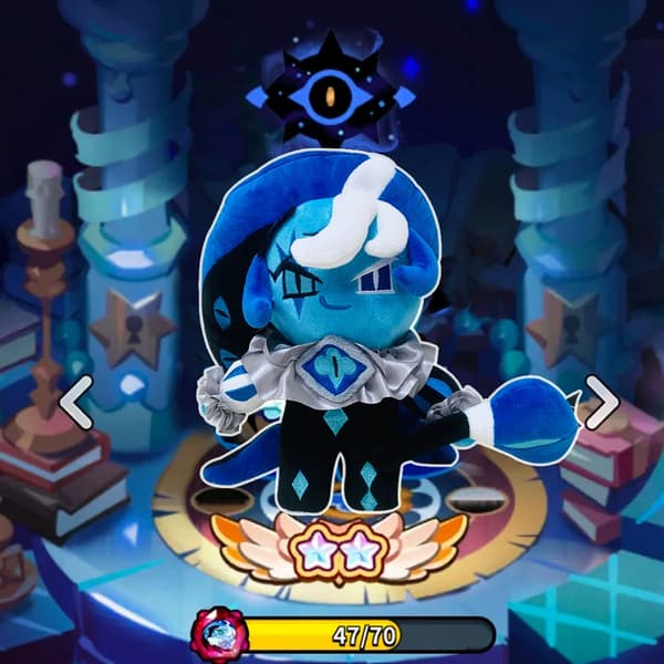 Cookie Run: Kingdom Shadow Milk Cookie Figur Plyschdocka Cookie Run: Kingdom Game Collection Doll[LD]