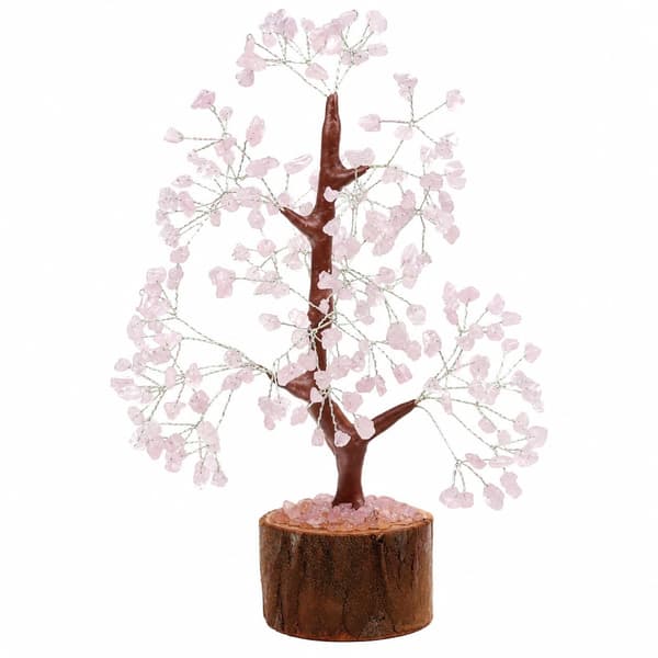 Crystal Tree Ornament Table Decoration Luck Crushed Stone Tree Home Decor