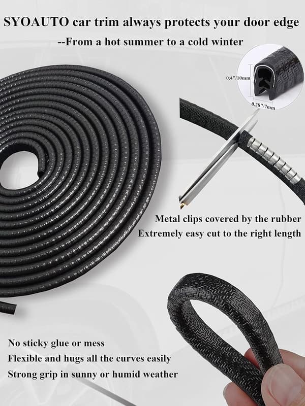 4M Glue-Free Car Door Edge Protector Universal