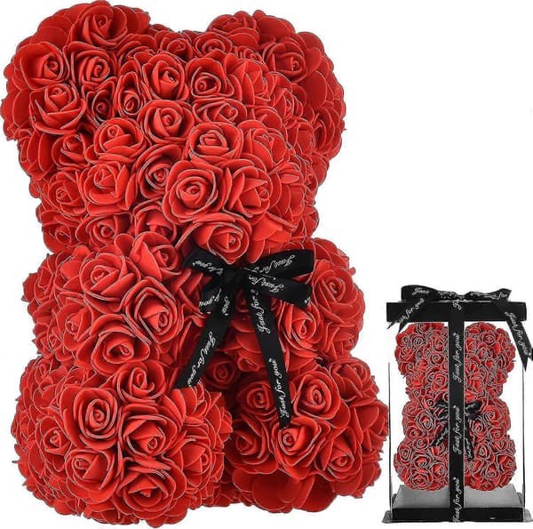Gave til mor, Valentinsdagsgave, Rosebjørn med æske