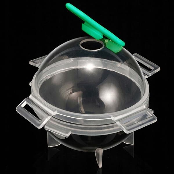 4 stk. runde isforme til isterninger 5 cm transparent