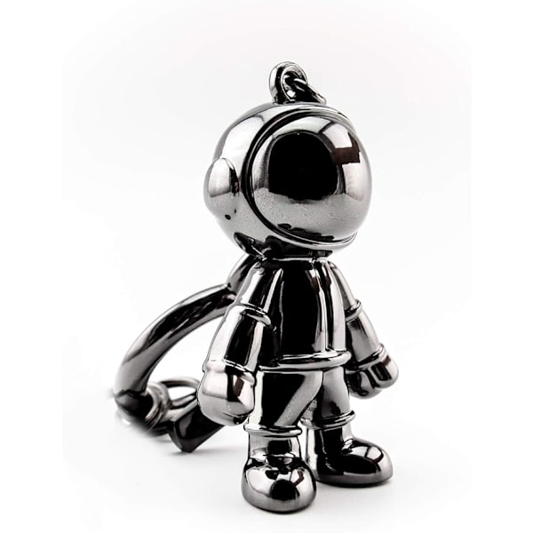 Astronaut Nøglering (Sort) Cool Astronaut Nøglering Robot Mand Ke