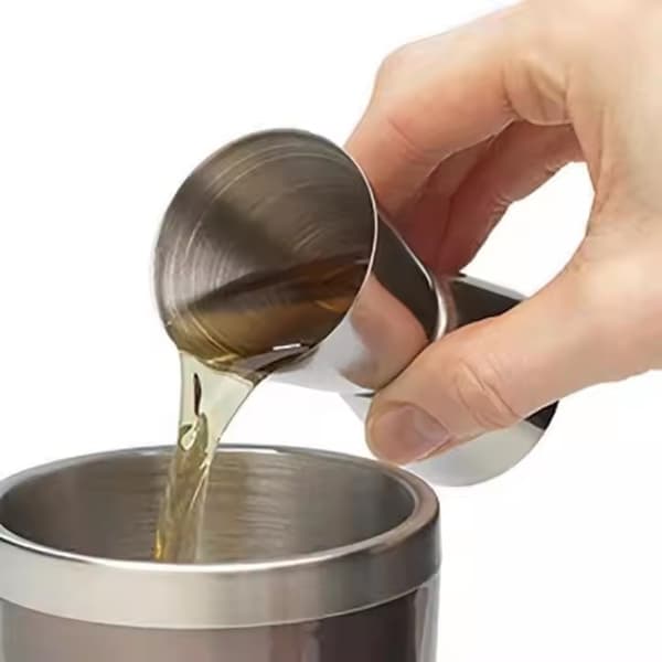 Dobbel Målekopp – Cocktail Jigger 30/60ml Silver silver