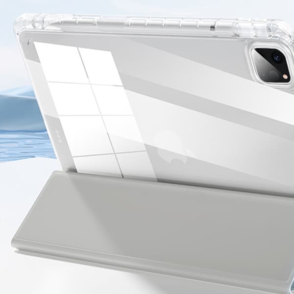 (Pink/Clear) Beskyttende etui specielt designet til iPad2021/10.2