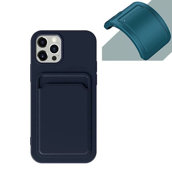 Velegnet til iPhone 16 Promax mobilcover (med kortholder) 1 stk