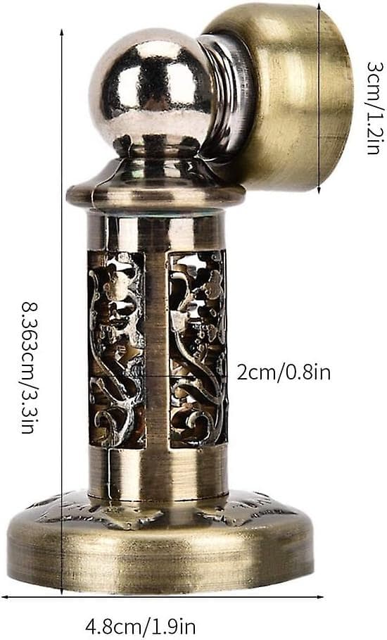 Stark sinklegering magnetisk dørstopper Magnetisk dørstopper Antikk dørgulv sugekoppkrok Magnetisk dørstopper
