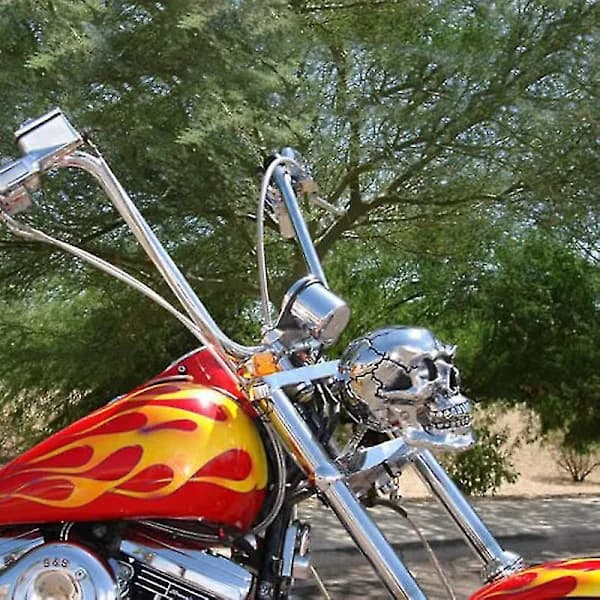 Skull Headlight Universal LED Motorcycle Decorative Lamp Waterproof Motorcycle Accessories【PL】