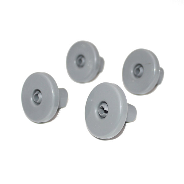 Set med 8 nedre korg hjul för Ikea diskmaskin