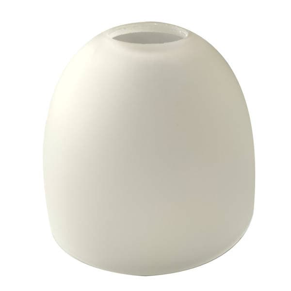 Dome lampshade Ø13.5 cm glass matt white Alfa
