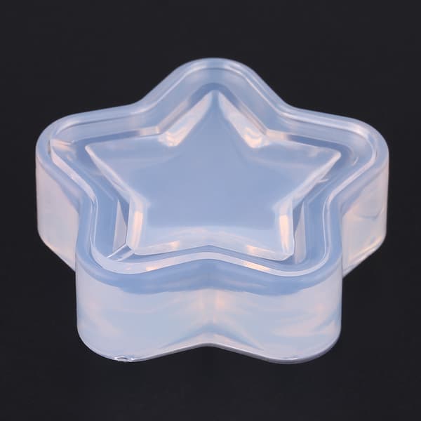 Casting Mold Epoxy Resin Mold Silicone Piece Craft Pendant Crystal Making Tool Star