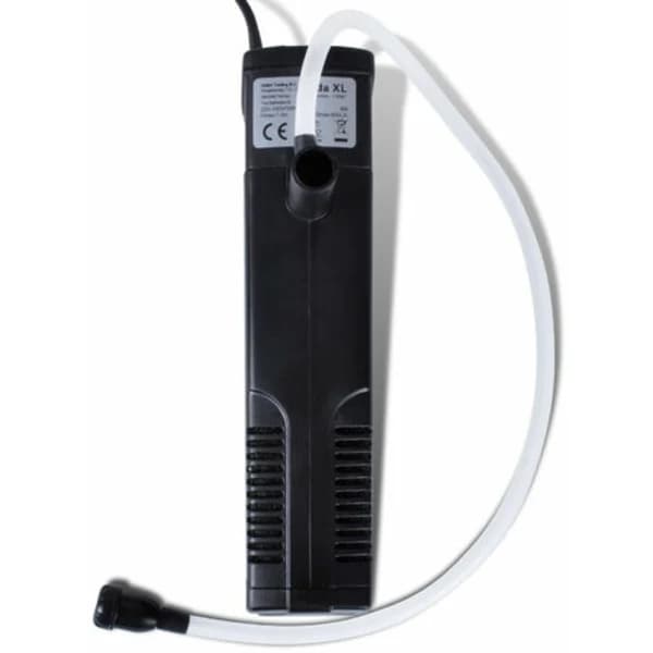 Akvariefilterpumpe med aktivt kull 600 l/t