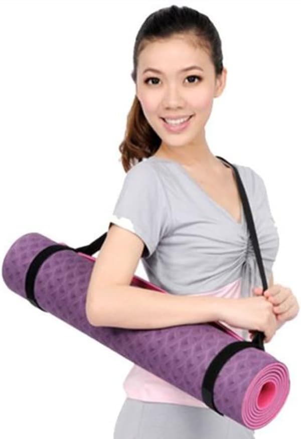 Yogamåtteholder Justerbar Elastisk Bælterem Bær Skulder