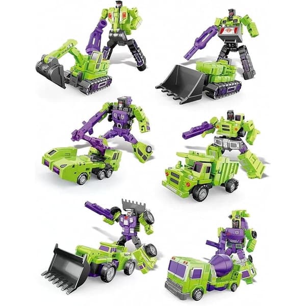 6-in-1 Transformer-lelu Generations War for Cybertron Devastator -figuurisetti, edistyksellinen tarkkuusmuunnossarja