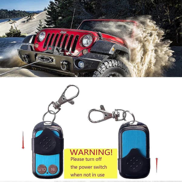 12V 12 volt 15m Wireless Remote Control Winch Set Compatible Truck Atv Warn Ramsey-c