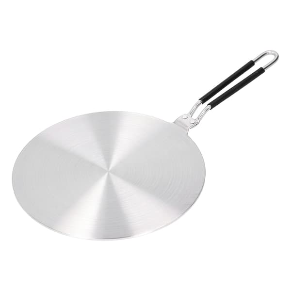 Varmespreder i rustfrit stål, induktionsadapterplade til gaskomfur, 24 cm