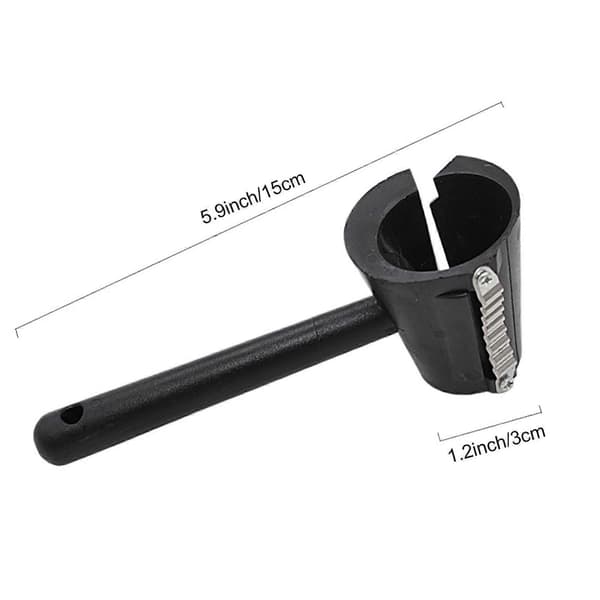 Carrot Curler and Peeler Vegetable Slicer Spiralizer for Root Vegetables Fruits Sharpener Garnish Tool Black