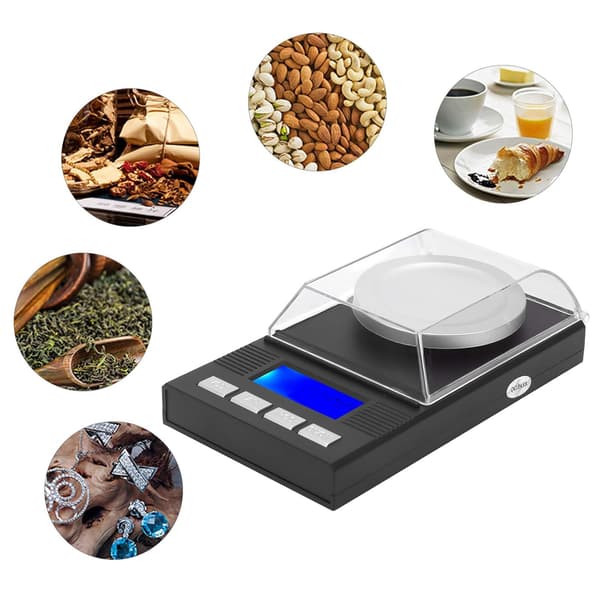 Mini Portable Digital Precision Scale Electronic Jewelry Scale (50 x 0.001g 1mg), Electronic Tools for Electricians
