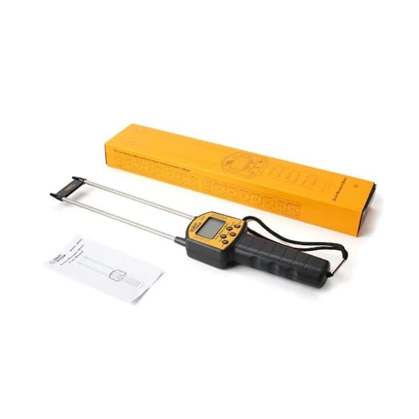 [EN] AR991 Grain Moisture Meter Digital Analyzer Corn/Wheat Rice Beans Humidity Tester Backlit LCD Screen