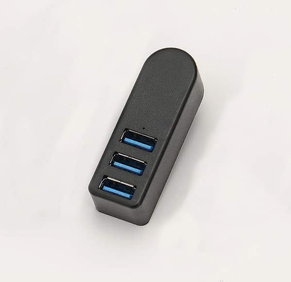 3-ports USB 3.0 Hub 270 Roterbar til USB 3.0 Kompatible Enheder SXQ
