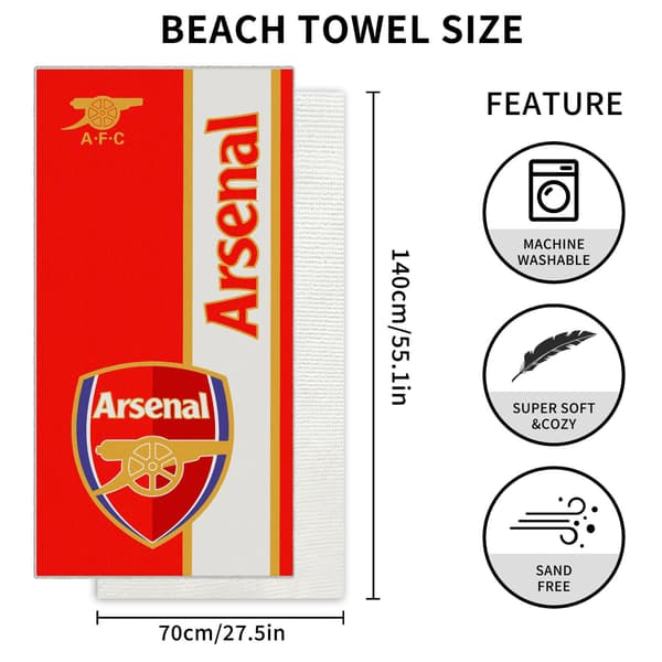 Arsenal FC Strandhåndklæde
