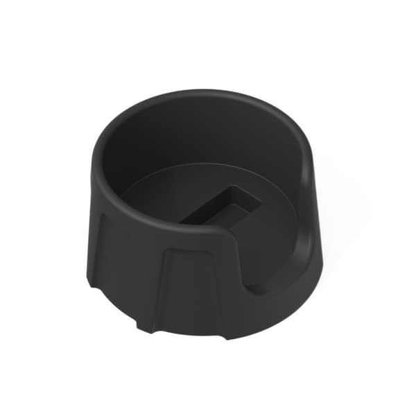 Silikon tamperholder / tamperstativ for espresso / svart holder