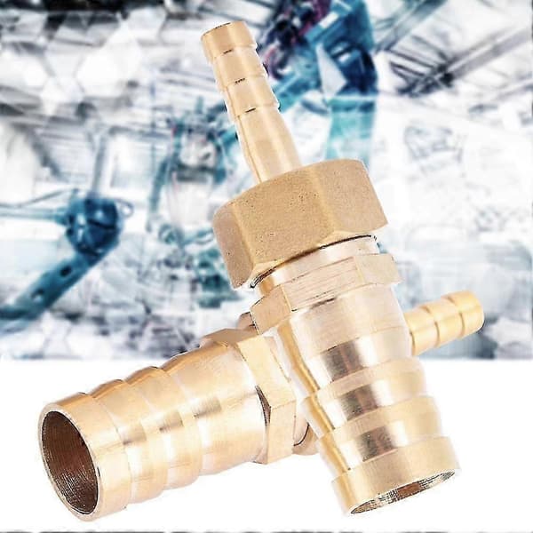 Brass Fitting Hose Nipple Reducing Plug Connector (2pcs, 6mm-16mm)