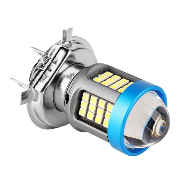 LED Motorcycle Headlight Bulb White High Brightness Wide View Aluminum Alloy Motorcycle Front Light Bulbs H4
