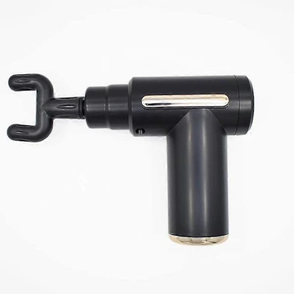 Massagepistol med 4 massagehoveder og 6 hastigheder
