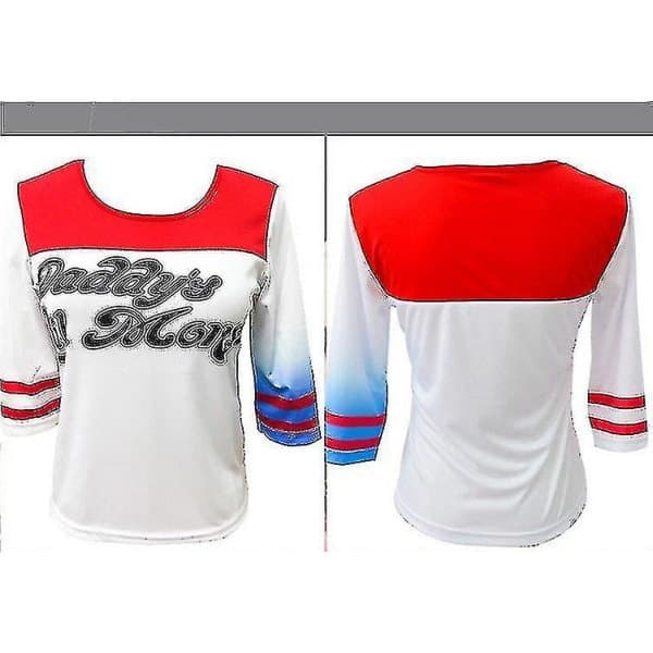 Harley Quinn Halloween Kostume Voksen S Kun Handsker SQBB