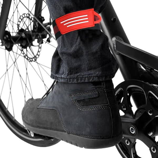 Bukseclips - Cykelshorts-clips, Reflekterende Cykelclips, Elastiske Cykelclips til linning - 300*35 mm - Sort, Rød, Blå, Grøn