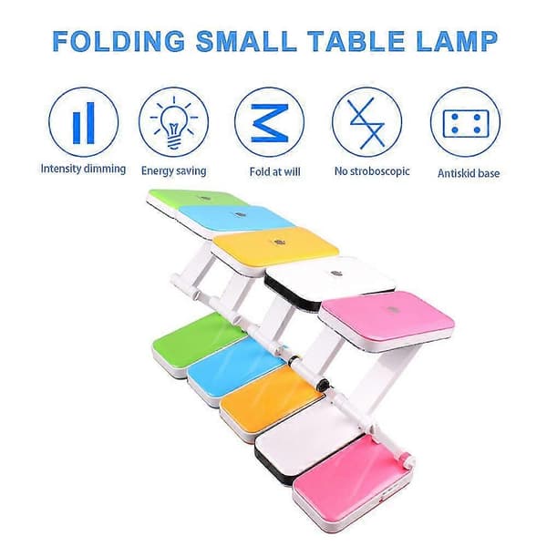 Foldbar Øjenbeskyttelse Studiebordslampe Genopladelig til Kollegieværelse (LGL)
