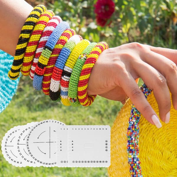 5 Pcs Professional Knitting Disk DIY Handmade Rope Disk Bead Weaving Tool