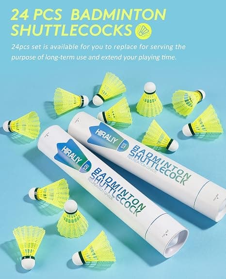 6-pakning Nylon Badmintonfjærer, Nylonfjær Shuttlecocks