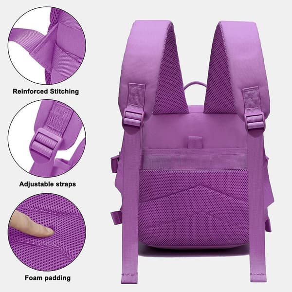 Hiking Backpack, 9L Small Mountaineering Bag (Purple)